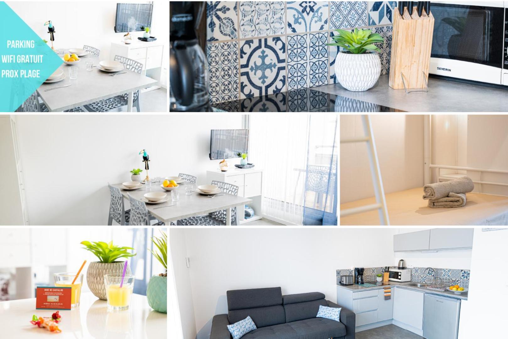 Le Pacifica: Beachfront Apartment with Parking, Wi-Fi & AC La Grande-Motte Exterior photo